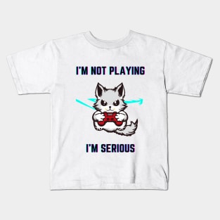 A Serious Monster Gamer Kids T-Shirt